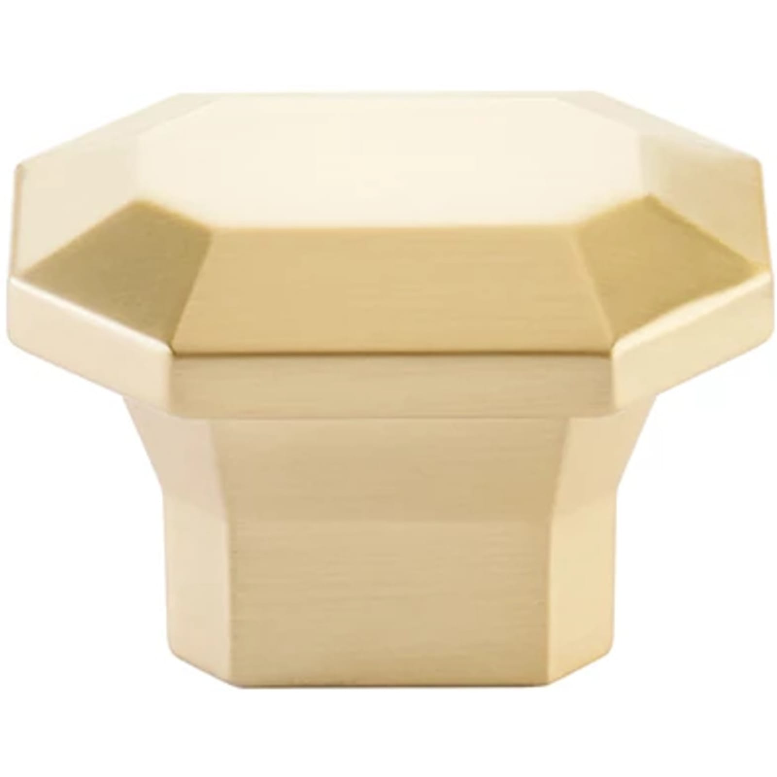 Emtek Perilla de Gabinete Riviera Rectangular, 2" — Latón Satinado