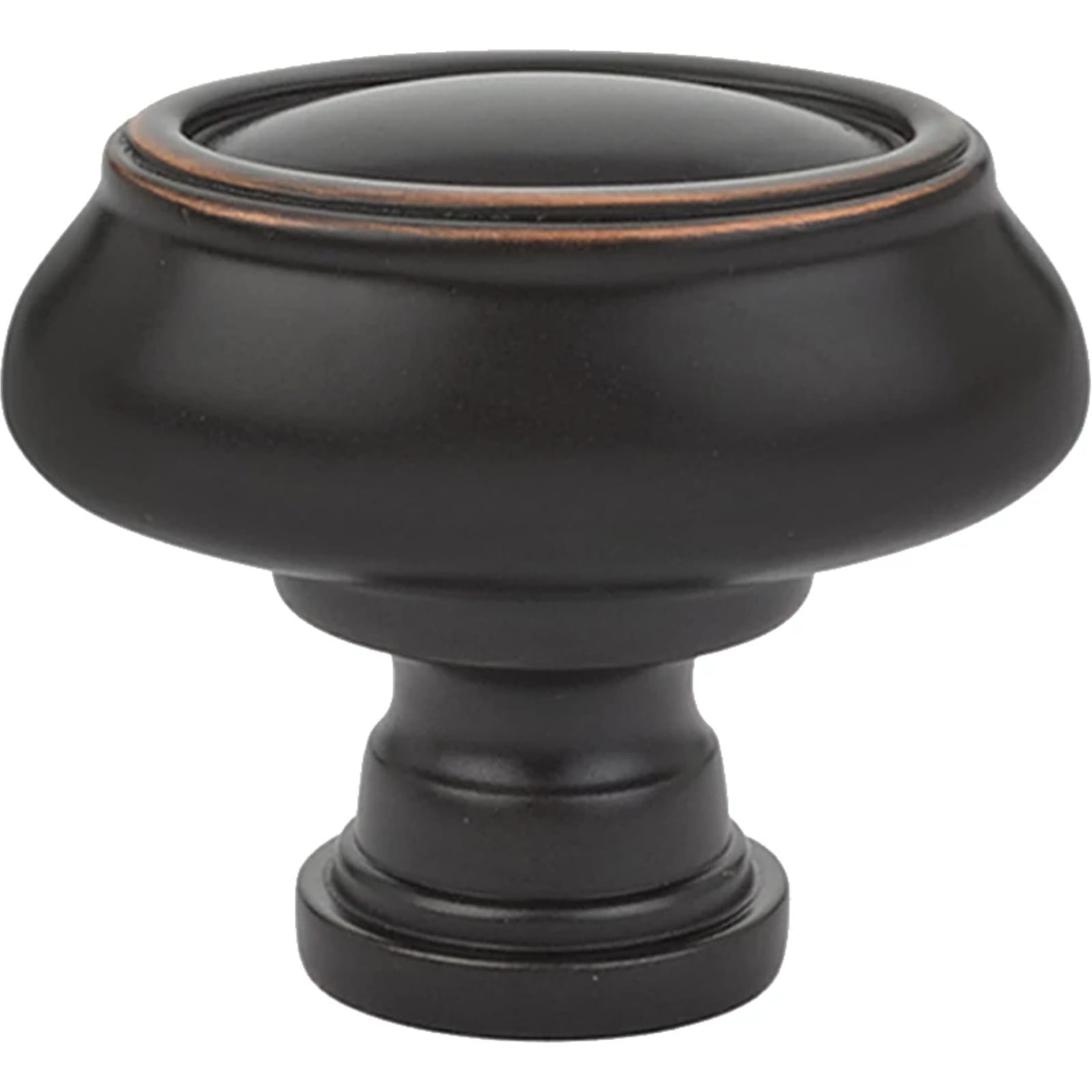 Emtek Perilla Cantata Scrolled Petals Monticello Finish Ovalada, 5" — Estándar