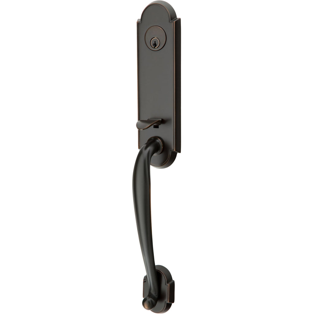 Emtek Juego de Entrada — Richmond — Bronce Aceitado