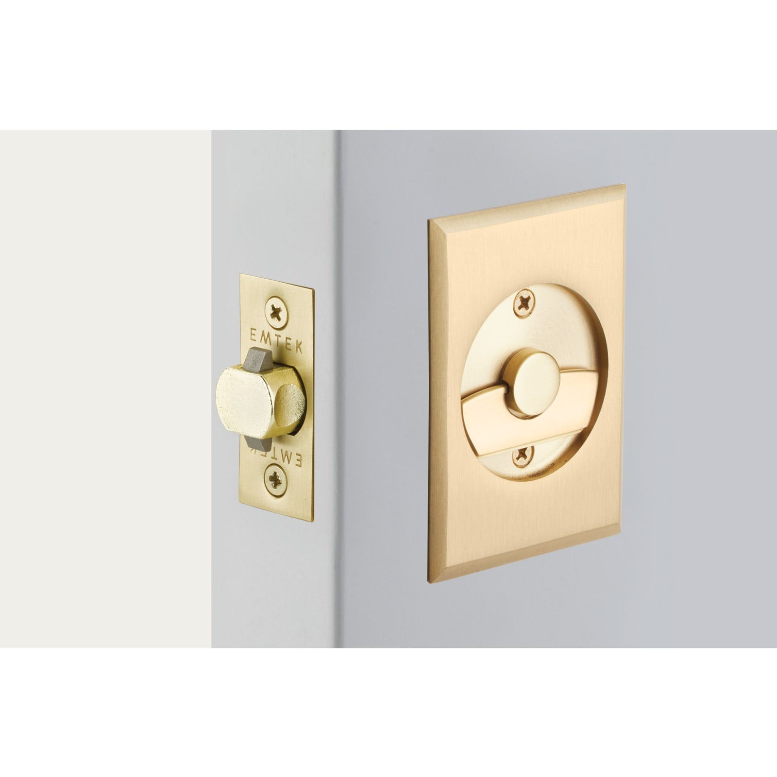 Emtek Cerradura para Puerta Corrediza Rectangular
