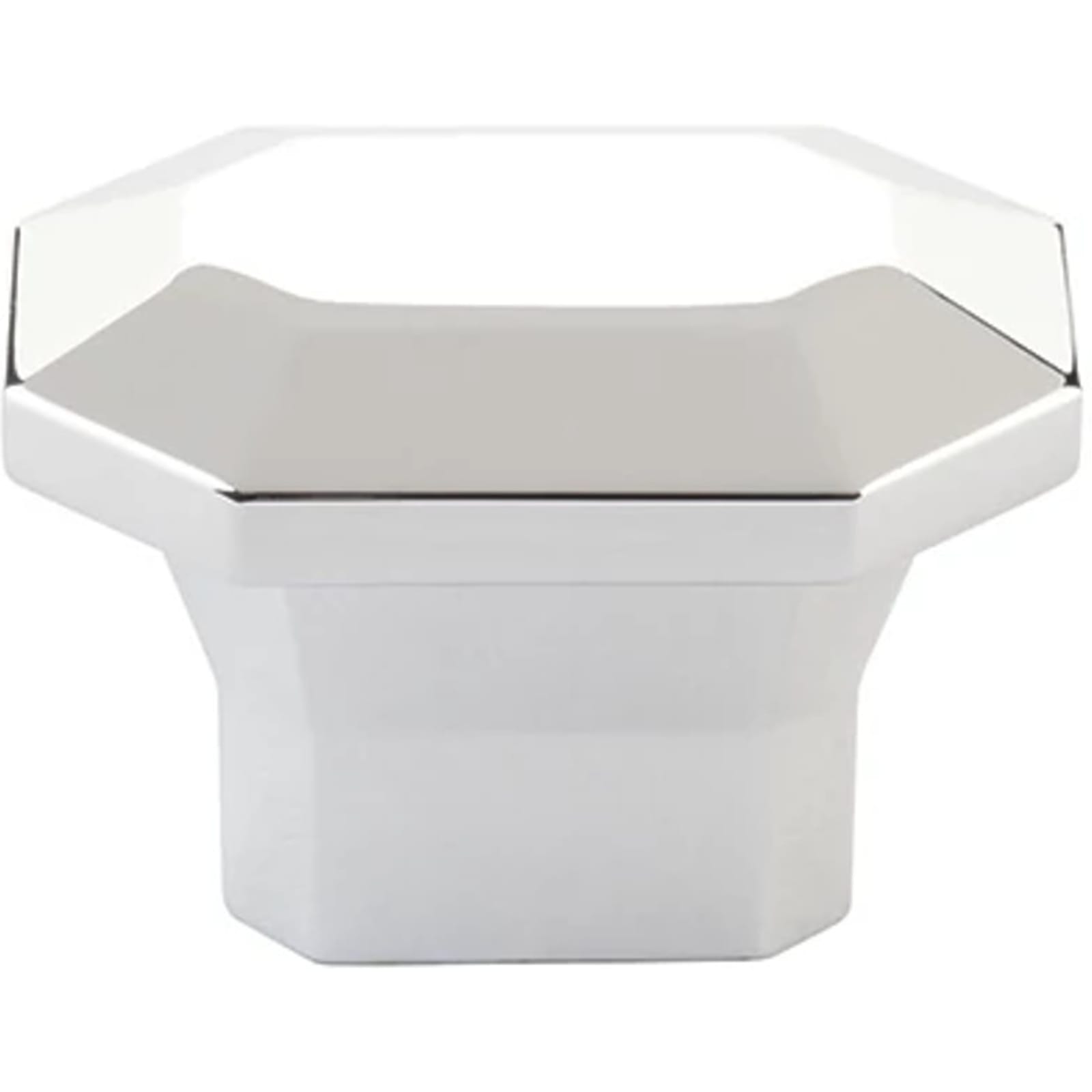 Emtek Perilla de Gabinete Riviera Rectangular, 2" — Cromo Pulido