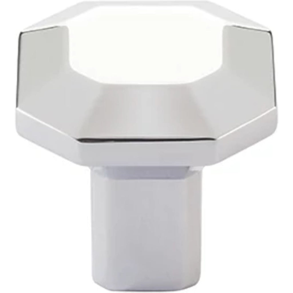 Emtek Perilla de Gabinete Riviera Cuadrada, 1-1/4" — Cromo Pulido