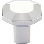 Emtek Perilla de Gabinete Riviera Cuadrada, 1-1/4" — Cromo Pulido