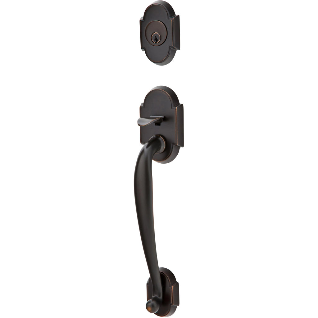 Emtek Juego de Entrada — Nashville — Bronce Aceitado