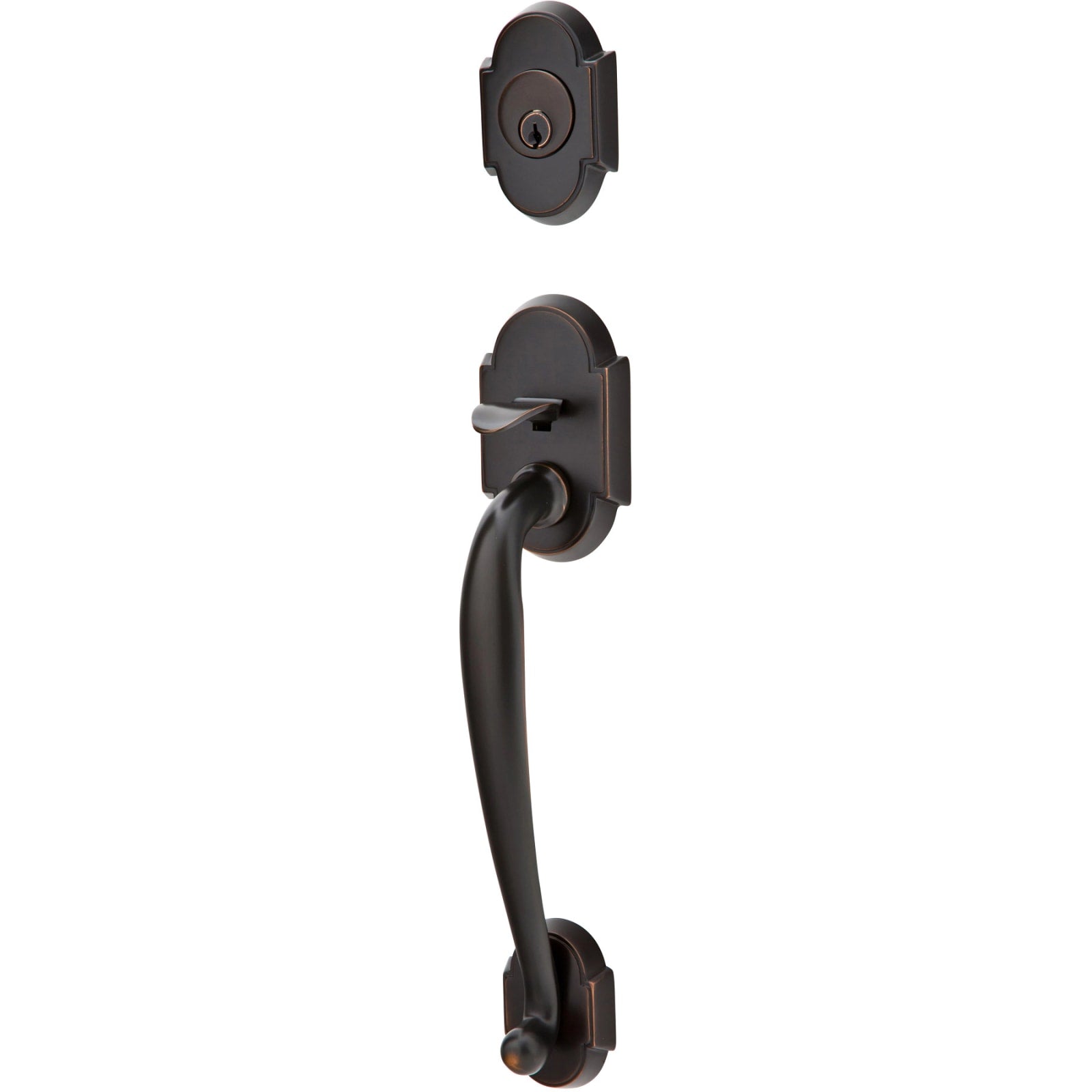 Emtek Juego de Entrada — Nashville — Bronce Aceitado