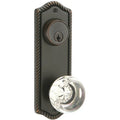 Emtek Chapa Lateral con Llave — Rope 3-5/8"