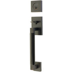 Emtek Juego de Entrada — Hercules Smooth Sectional — Bronce Aceitado