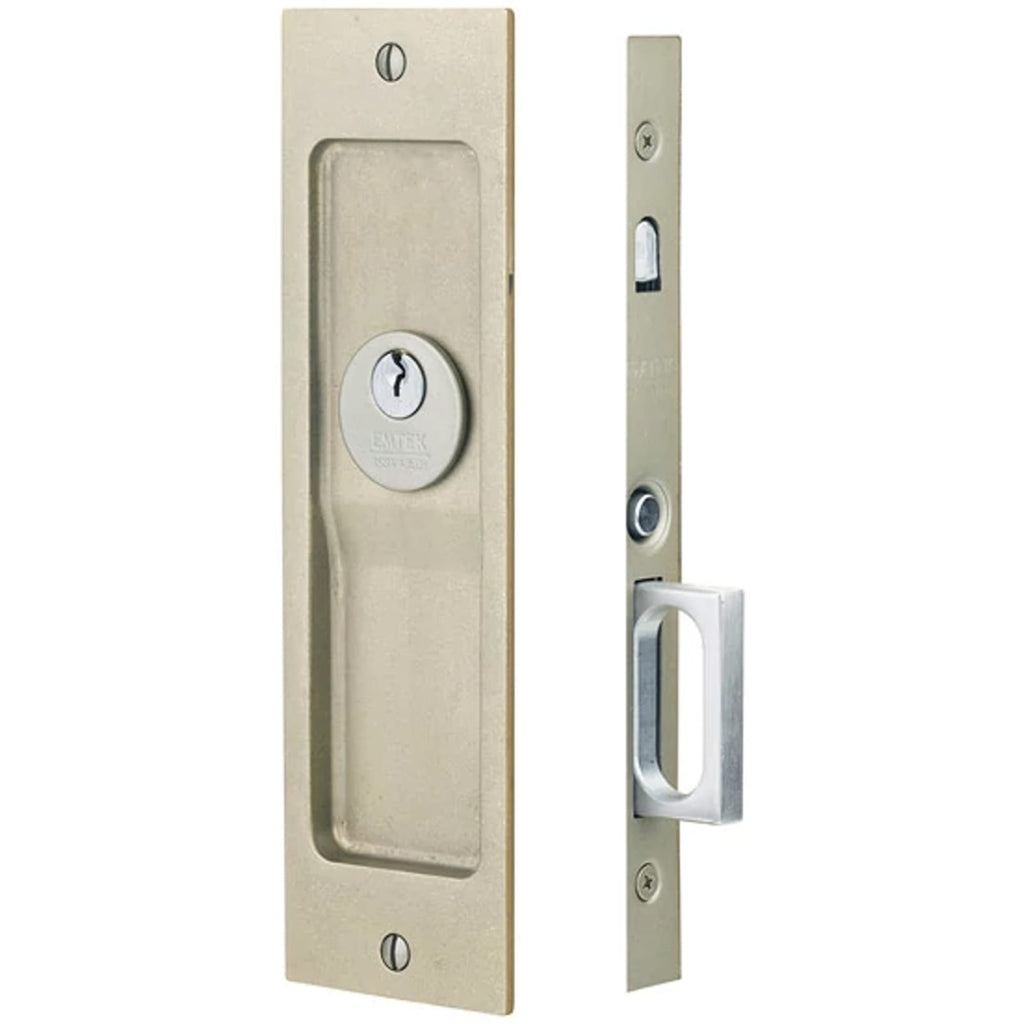 Emtek Cerradura para Puerta Corrediza Rustic Modern Rectangular