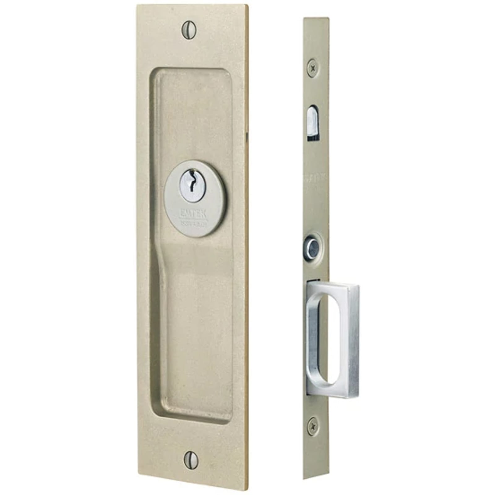 Emtek Cerradura para Puerta Corrediza Rustic Modern Rectangular