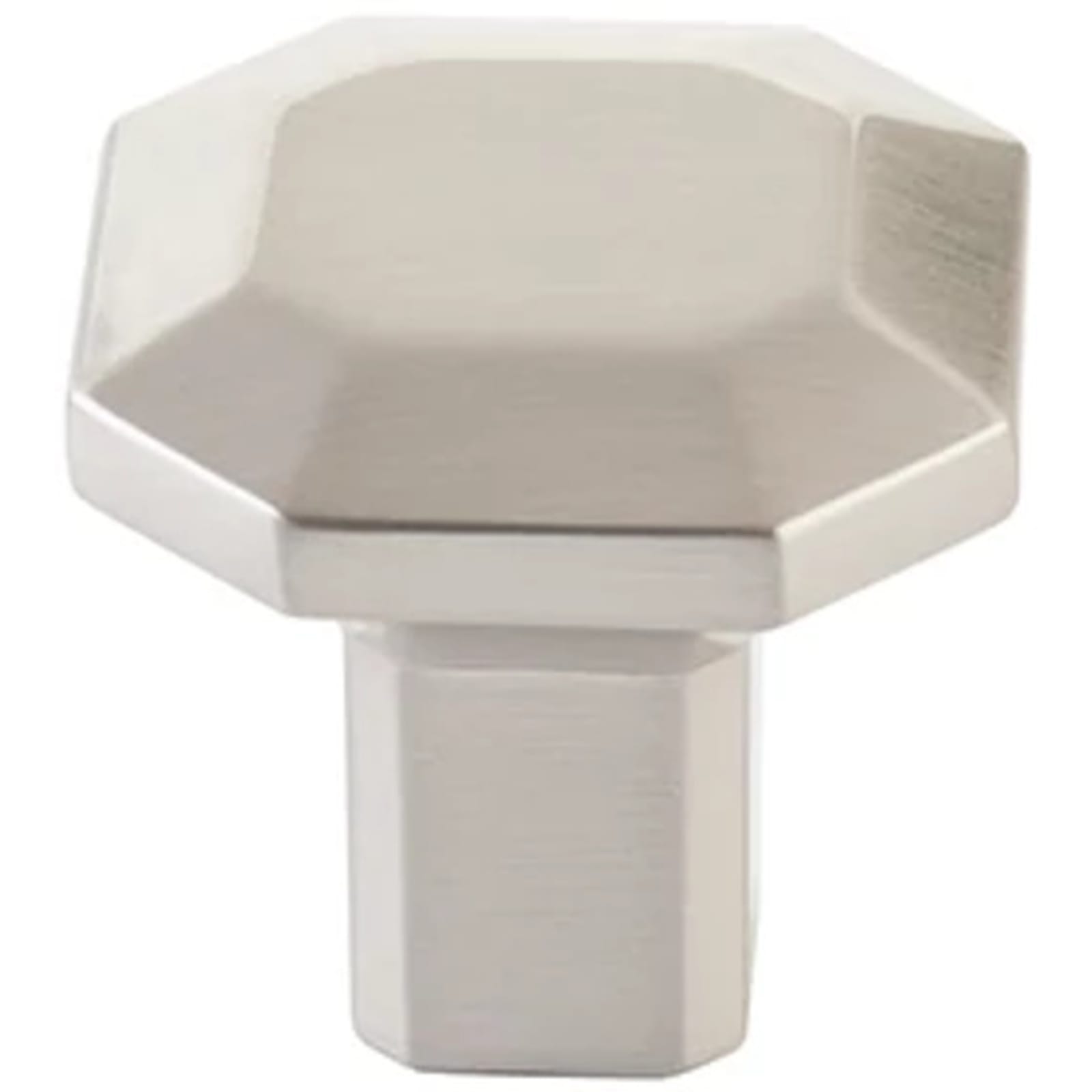 Emtek Perilla de Gabinete Riviera Cuadrada, 1-1/4" — Níquel Satinado