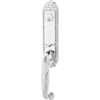 Emtek Juego de Entrada — Ribbon and Reed Tubular — Cromo Pulido