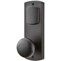 Emtek Chapa Lateral con Llave — Sandcast Missoula 3-5/8"