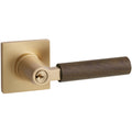 Emtek Manija con Llave SELECT L-Square Dark Walnut