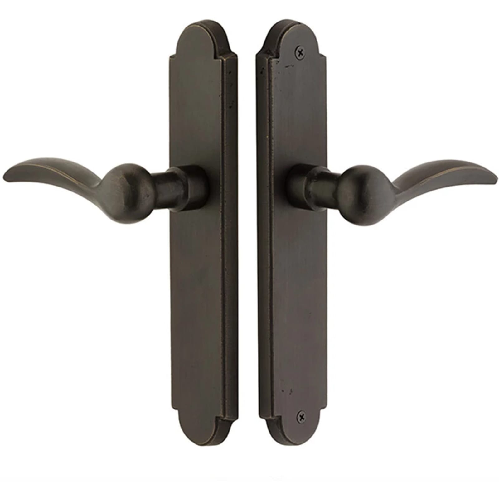 Emtek Stretto — Sandcast Arched Style Stretto Non-Keyed 2" x 10"