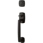 Emtek Juego de Entrada — Urban Modern Sectional — Negro Mate