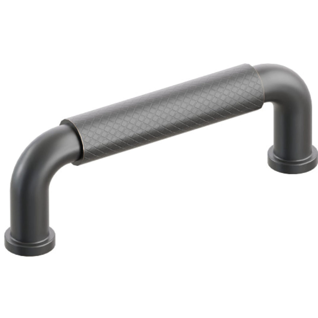 Emtek SELECT Jaladera Barra R Moleteada — Bronce Aceitado
