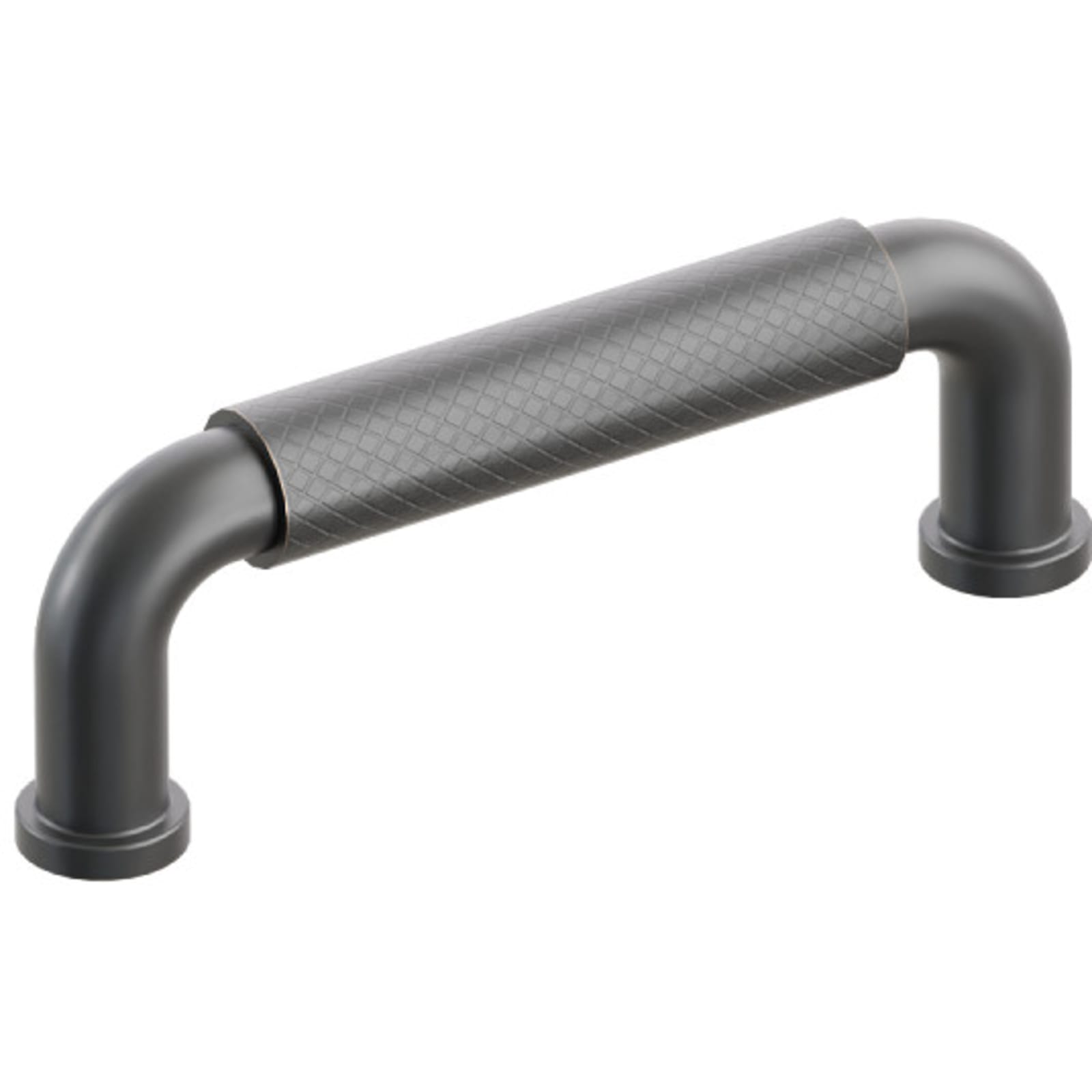 Emtek SELECT Jaladera Barra R Moleteada — Bronce Aceitado