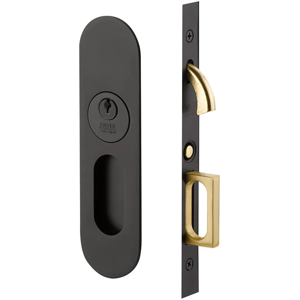 Emtek Cerradura para Puerta Corrediza Narrow Oval
