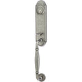 Emtek Juego de Entrada — Monolithic with Normandy Grip — Acero Satinado