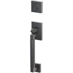 Emtek Juego de Entrada — Select Sectional Tubular Smooth — Bronce Aceitado