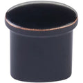 Emtek Perilla Habitat Button — Bronce Aceitado