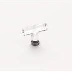 Emtek Perilla Moderna de Vidrio, 2-1/8" — Peltre