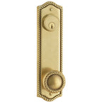 Emtek Chapa Lateral con Llave — Rope 5-1/2"