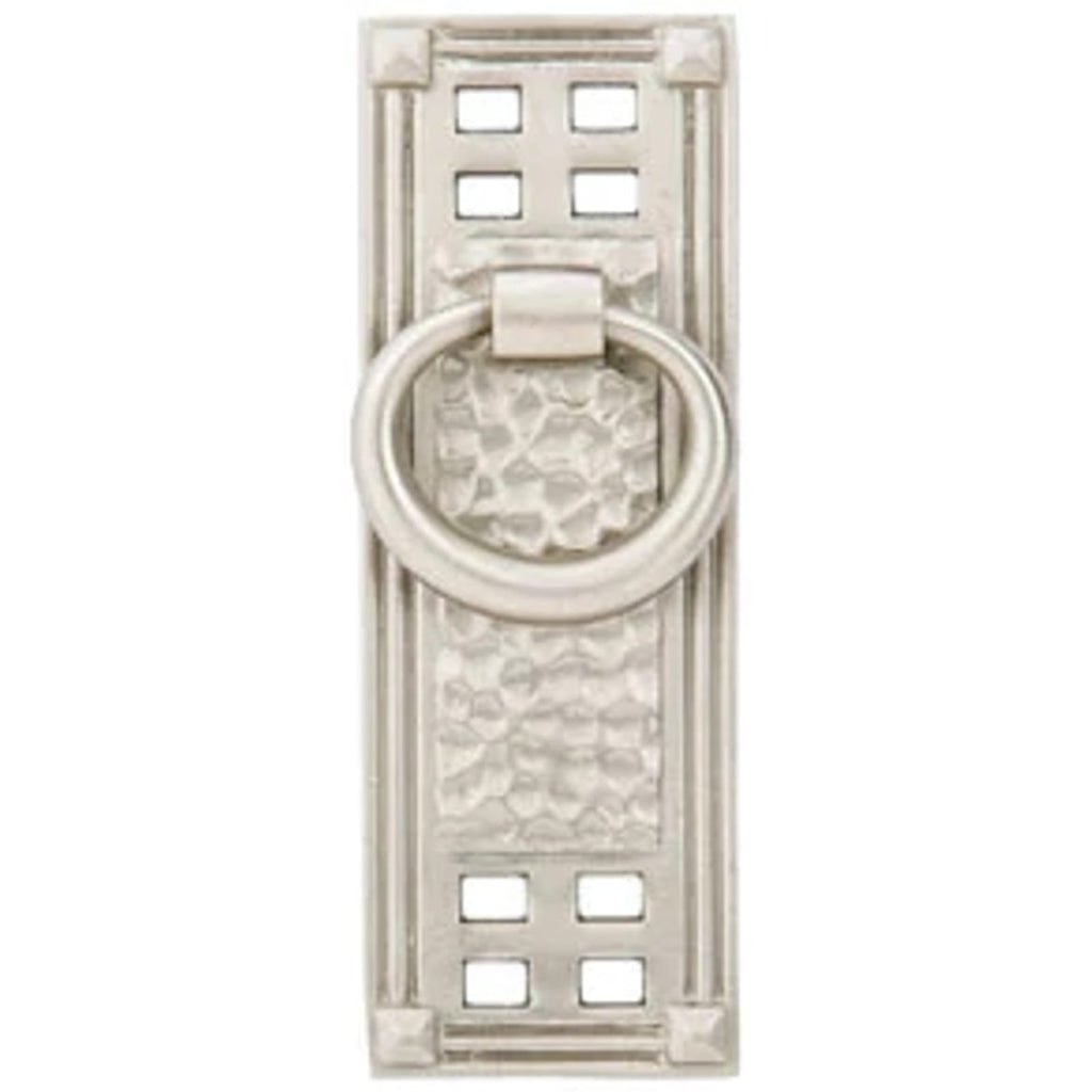 Emtek Jaladera de Anillo Vertical Martillada, 1-1/2" cc — Bronce Aceitado