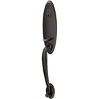 Emtek Juego de Entrada — Marietta — Bronce Aceitado
