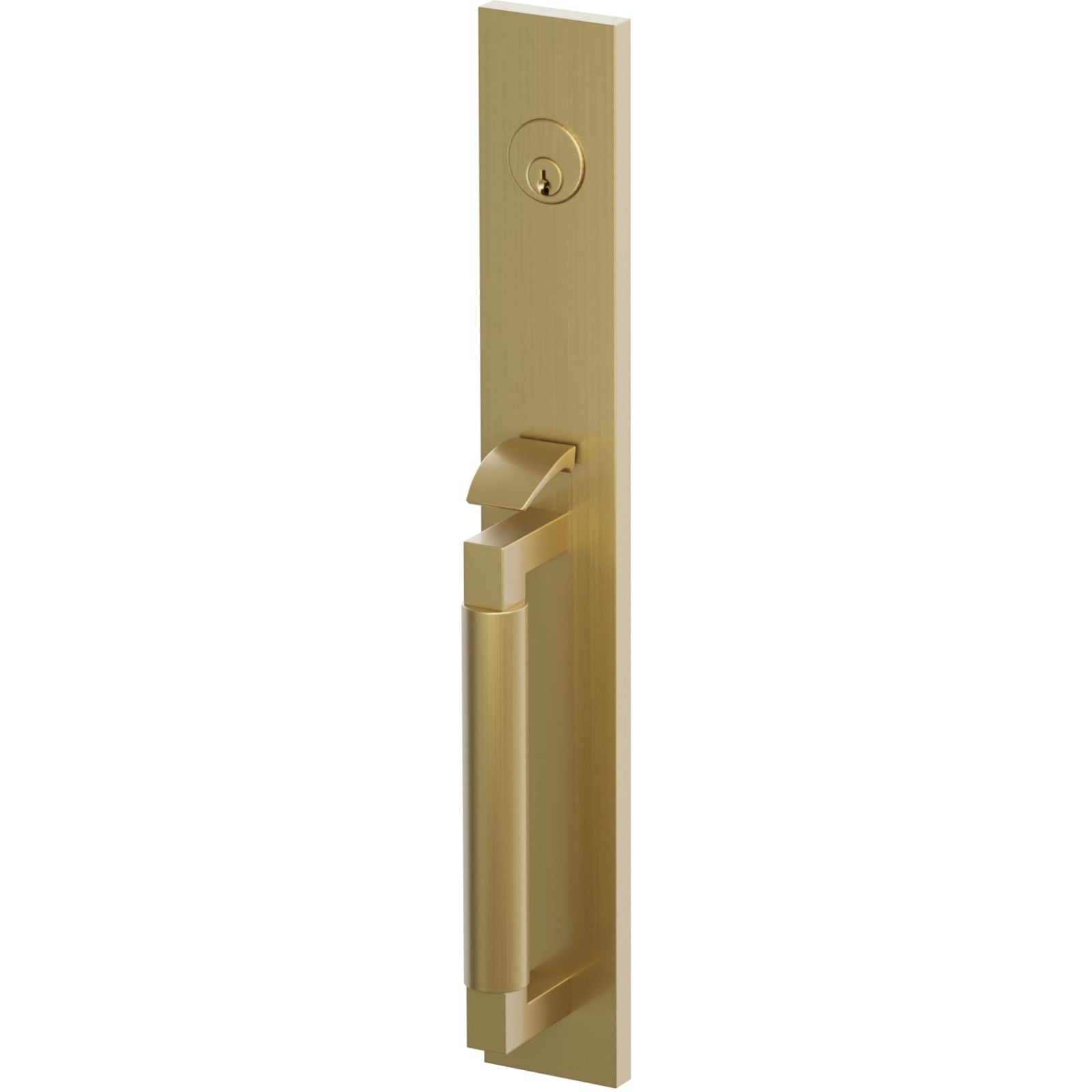 Emtek Juego de Entrada — Select Full Length Tubular Smooth — Francés Antiguo