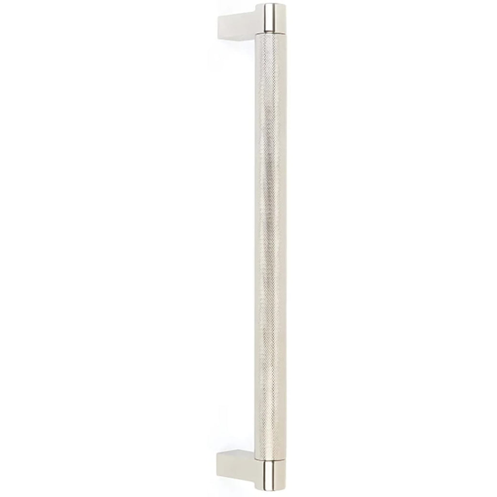 Emtek SELECT Jaladera para Electrodoméstico Rectangular Moleteada — Níquel Pulido