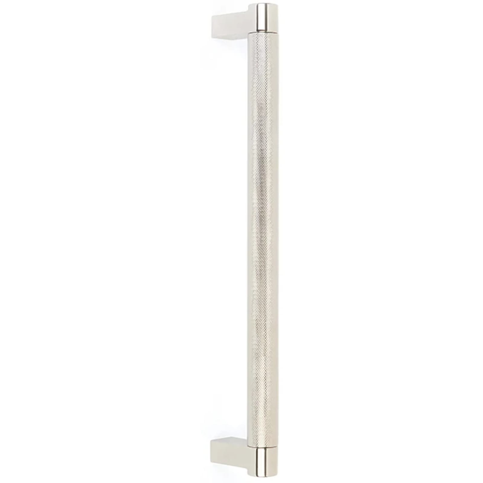 Emtek SELECT Jaladera para Electrodoméstico Rectangular Moleteada — Níquel Pulido