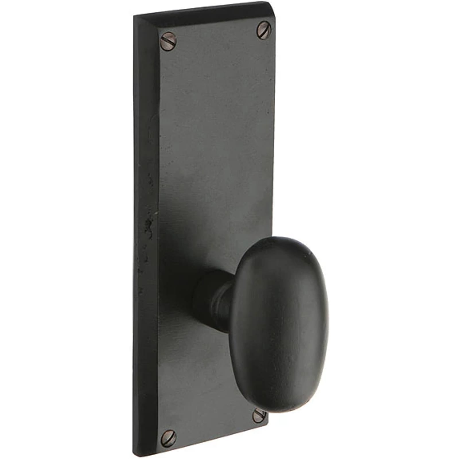 Emtek Chapa Lateral — Sandcast Rectangular Style Non-keyed 7"