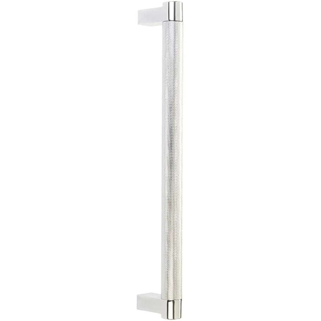 Emtek SELECT Jaladera para Electrodoméstico Rectangular Moleteada — Cromo Pulido