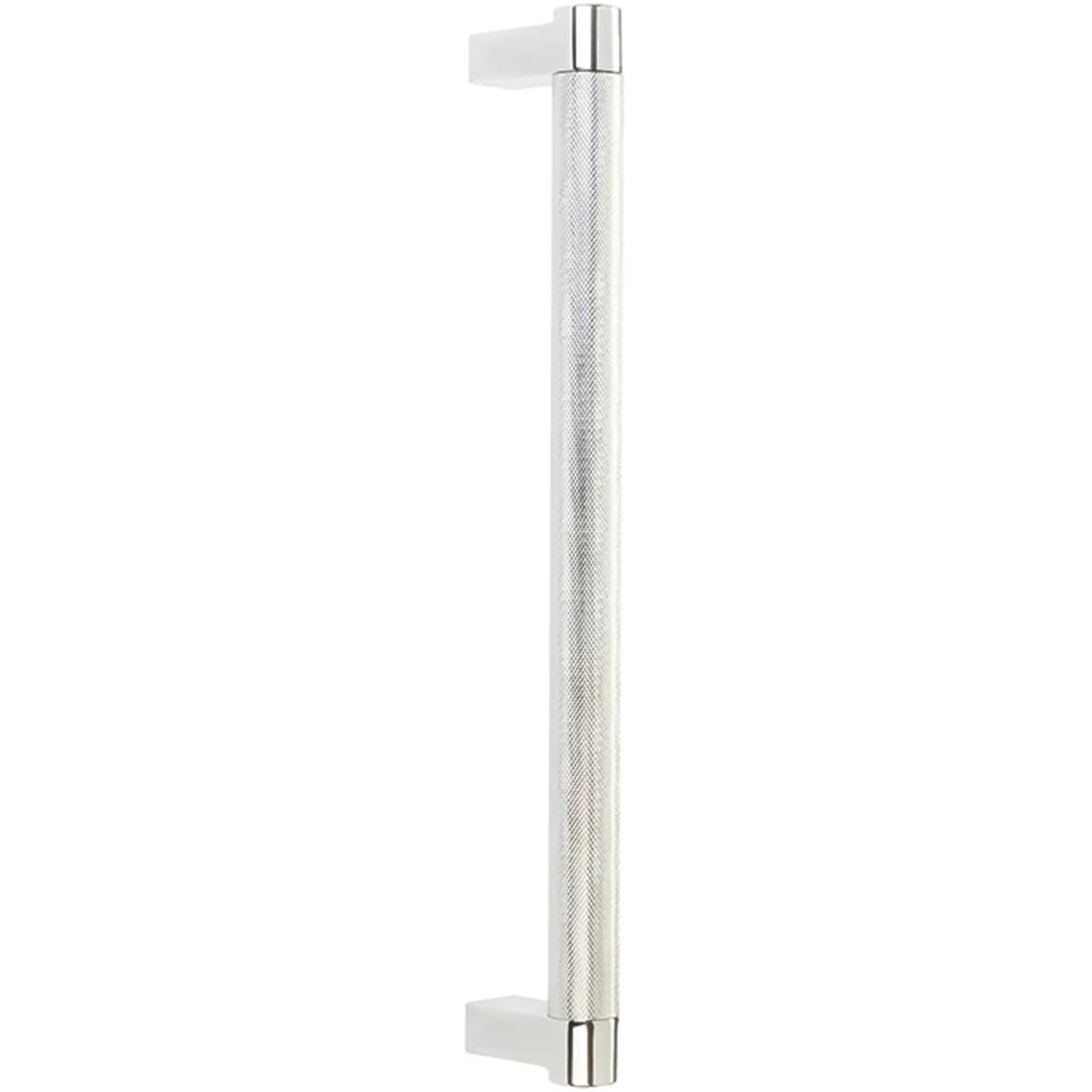 Emtek SELECT Jaladera para Electrodoméstico Rectangular Moleteada — Cromo Pulido