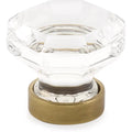 Emtek Perilla de Vestidor Old Town de Vidrio, 1-3/4" — Bronce Aceitado