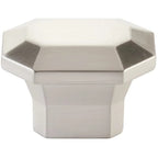 Emtek Perilla de Gabinete Riviera Rectangular, 2" — Níquel Satinado