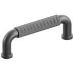 Emtek SELECT Jaladera Barra R Moleteada Recta — Bronce Aceitado