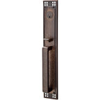 Emtek Juego de Entrada — Arts and Crafts Full Length — Bronce Aceitado
