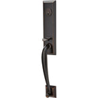 Emtek Juego de Entrada — Adams — Bronce Aceitado