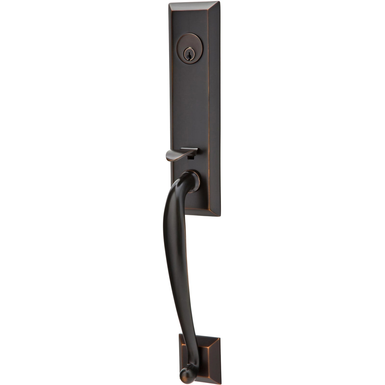 Emtek Juego de Entrada — Adams — Bronce Aceitado