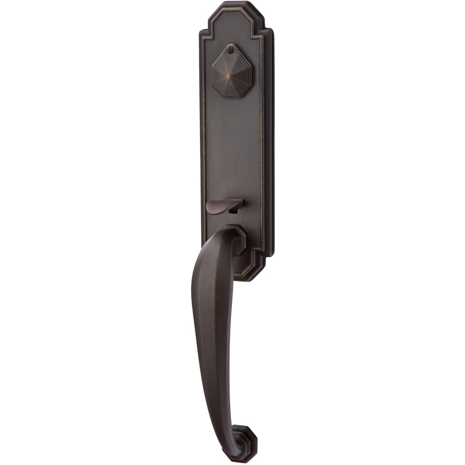 Emtek Juego de Entrada — Octagon Style — Bronce Medio