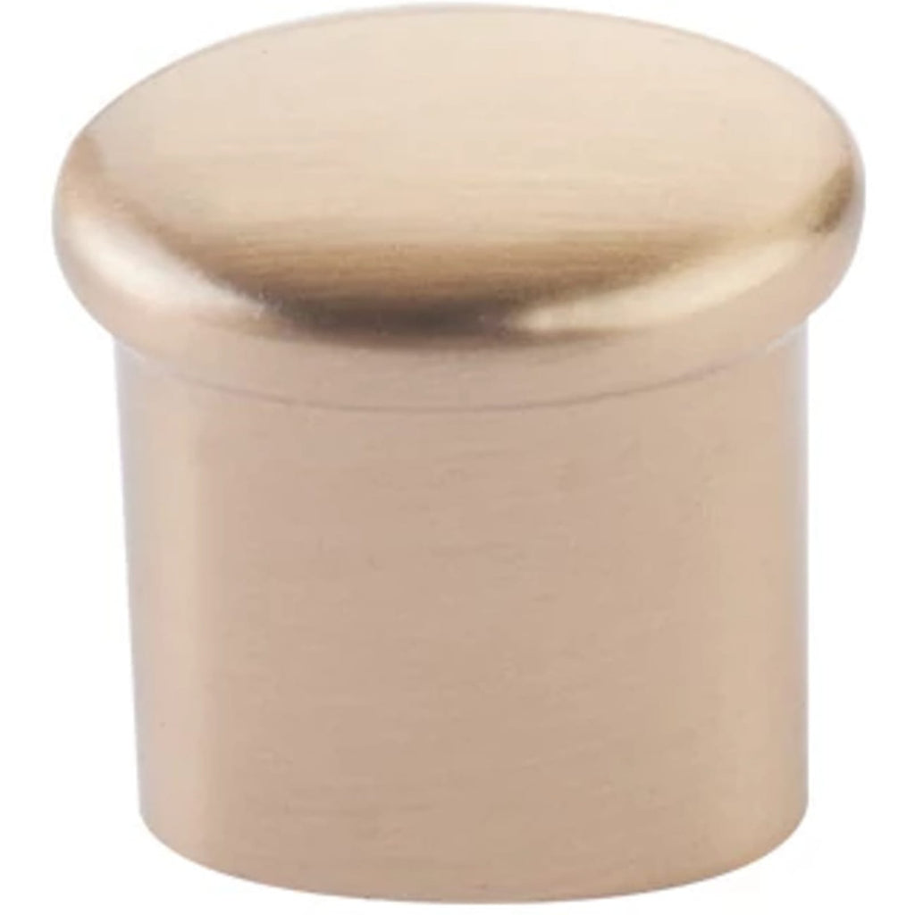 Emtek Perilla Habitat Button — Latón Satinado
