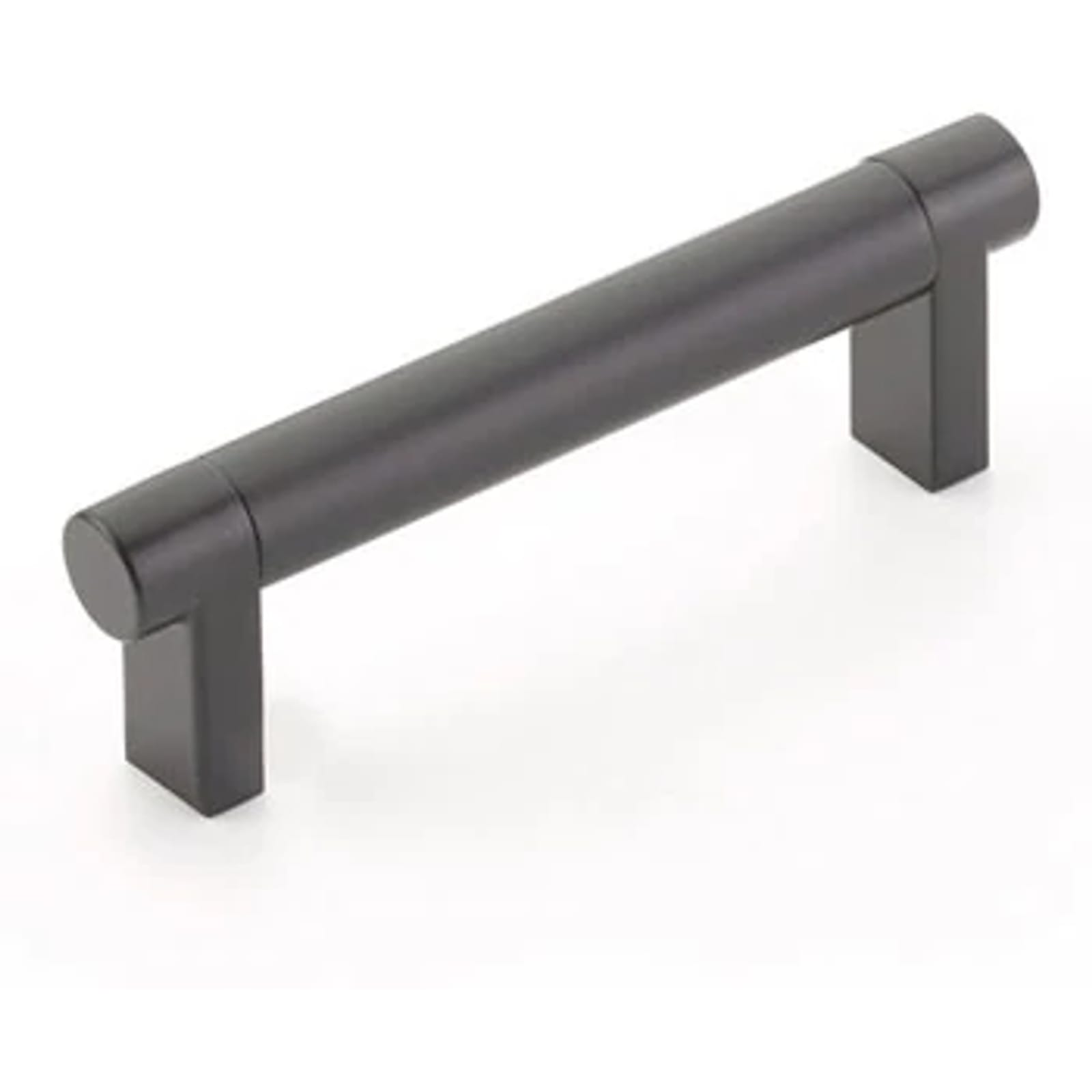 Emtek SELECT Jaladera Rectangular Lisa — Negro Mate