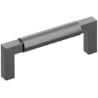 Emtek SELECT Jaladera L-Cuadrado Lisa — Bronce Aceitado