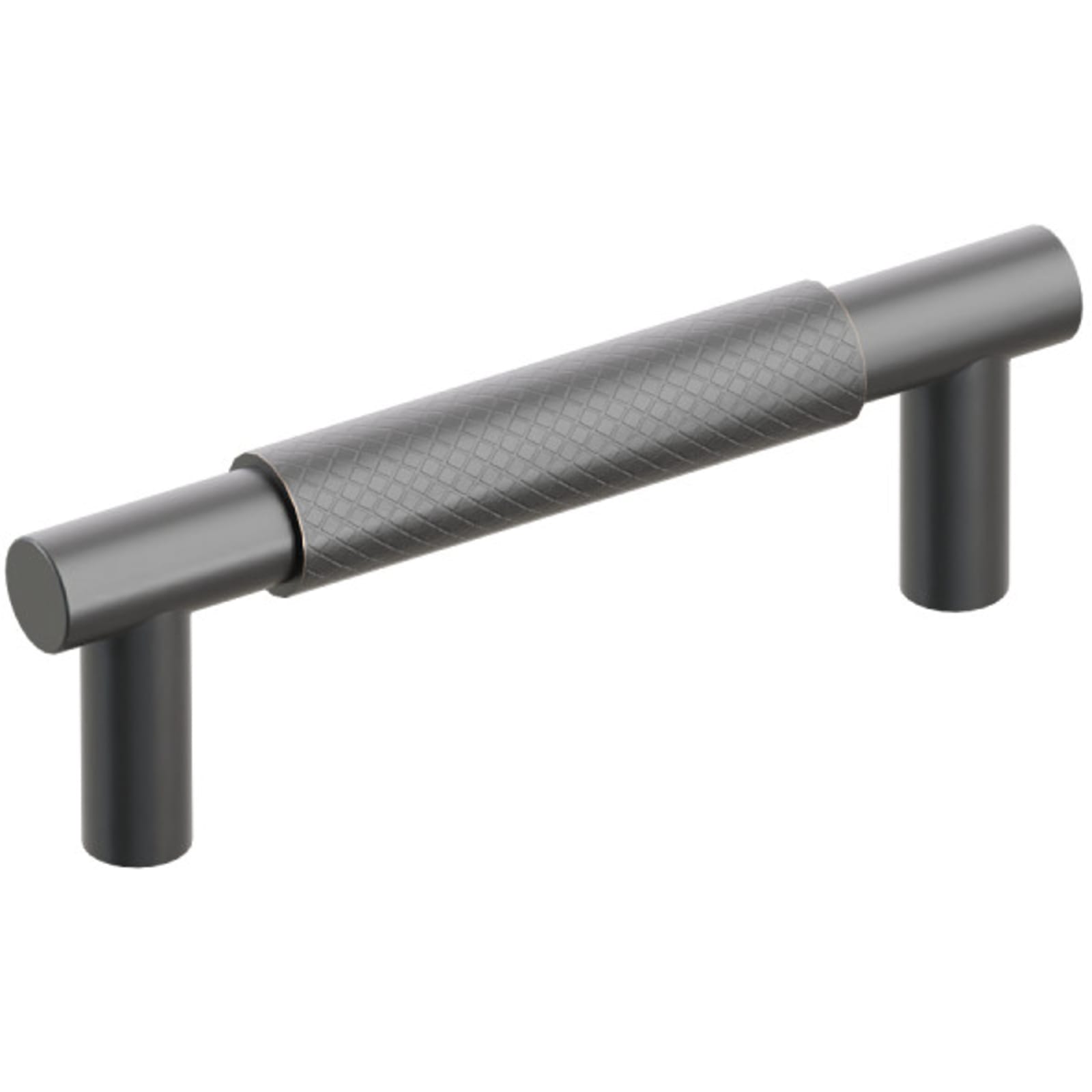 Emtek SELECT Jaladera Barra T Moleteada — Bronce Aceitado