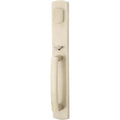 Emtek Juego de Entrada — Brighton Tubular — Bronce Blanco Envejecido
