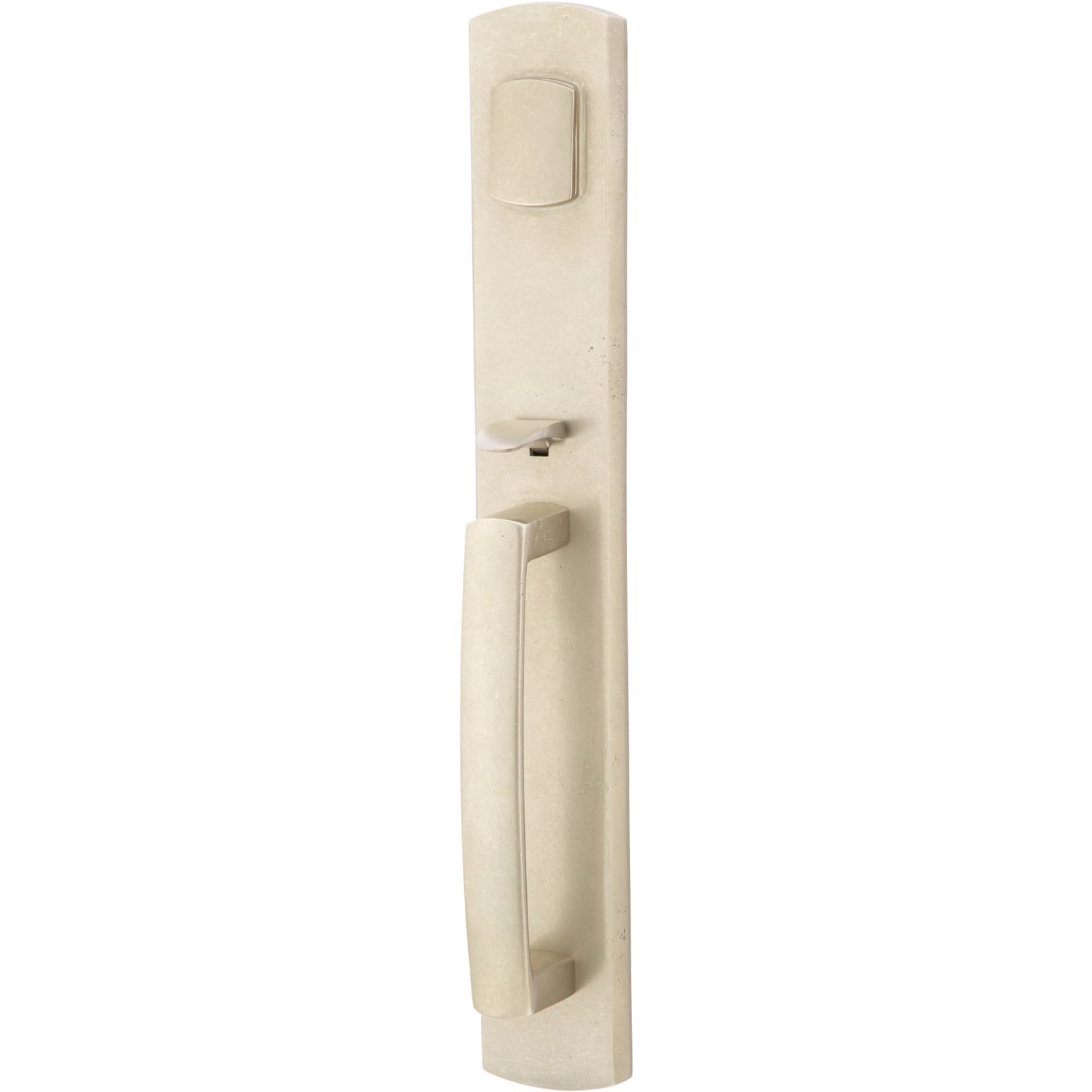 Emtek Juego de Entrada — Brighton Tubular — Bronce Blanco Envejecido