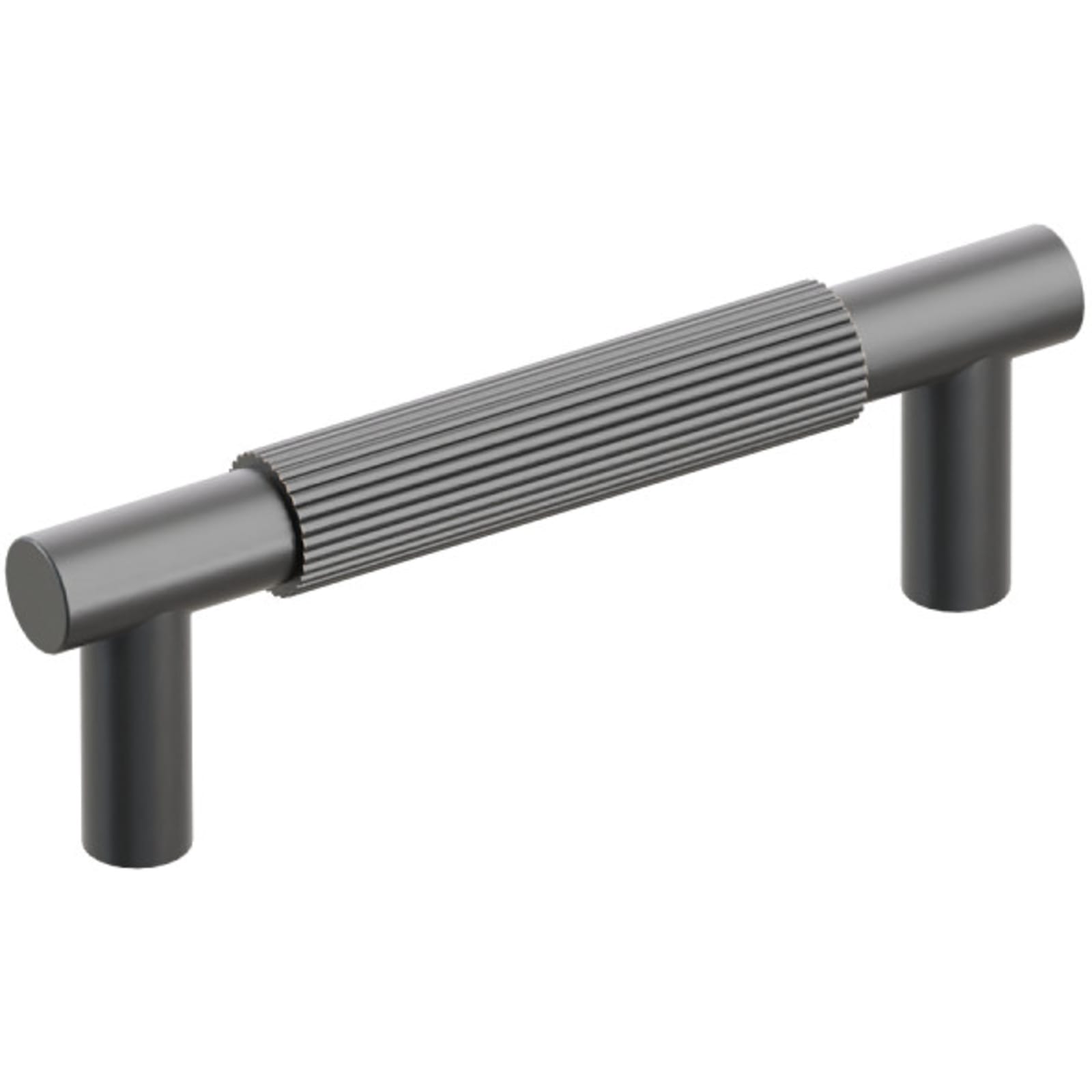Emtek SELECT Jaladera Barra T Moleteada Recta — Bronce Aceitado