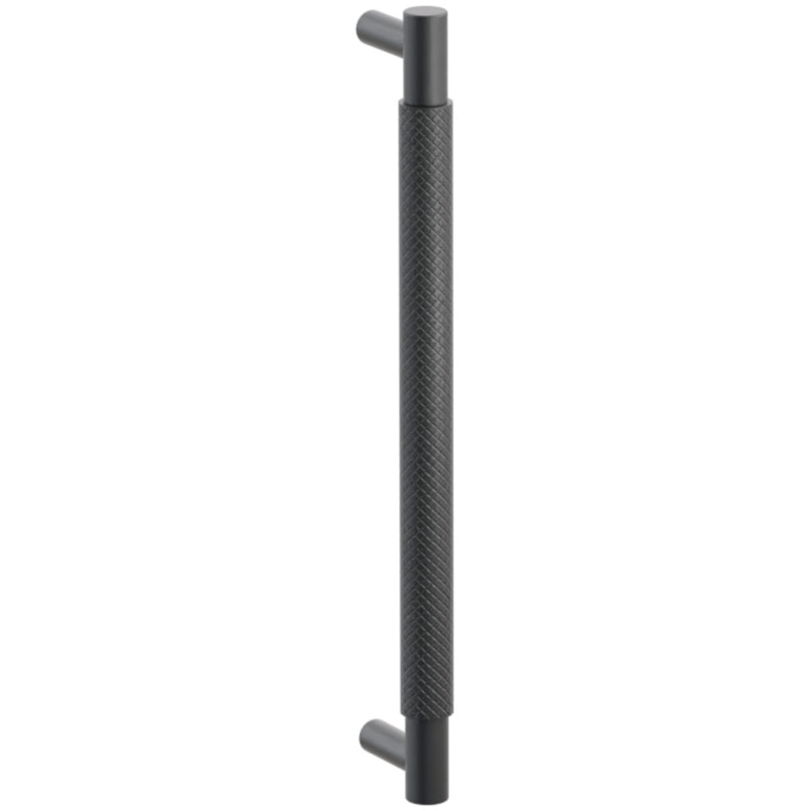 Emtek SELECT Jaladera para Electrodoméstico Barra T Moleteada — Negro Mate